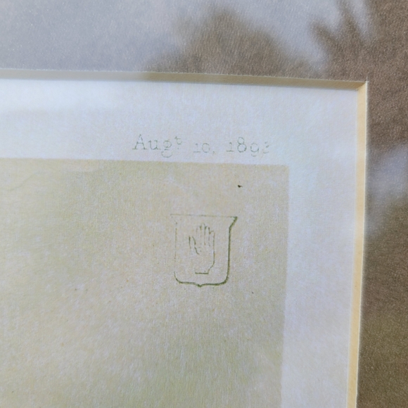 Framed Vintage Vanity Fair printed in August 10th 1893. - Picture 8 of 11